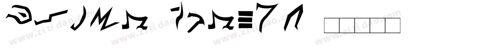 Ultra Shadow字体转换